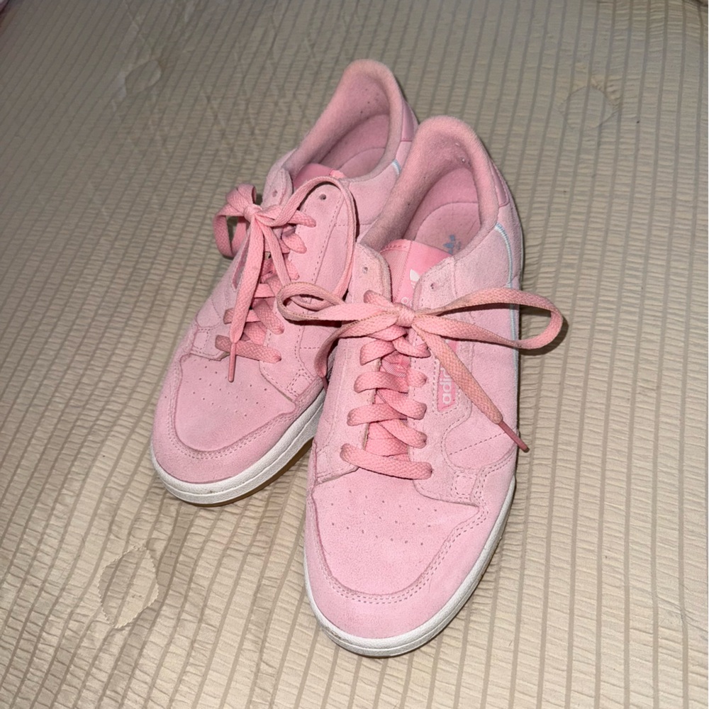 Pink Suede Adidas Sneakers 9